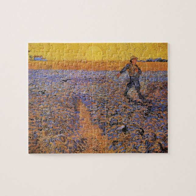 Puzzle El sembrador por Vincent van Gogh (Horizontal)