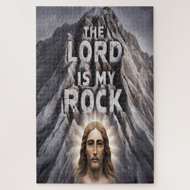 Puzzle El Señor Es Mi Rock: Salmo 18:2 (Vertical)