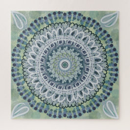 Puzzle El Shabby Bohemiano Chic Mandala Dot Art Design
