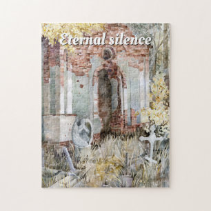Puzzle El silencio eterno en el cementerio