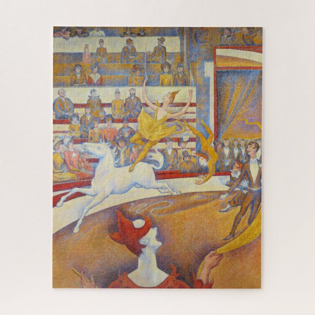 Puzzle El Sircus de Georges Seurat - Arte de época (Vertical)