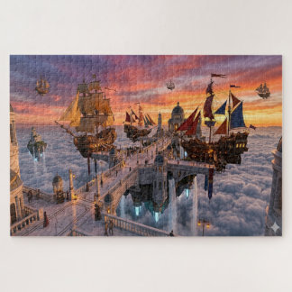 Puzzle El Skyway Dorado: Una aventura en una isla flotant
