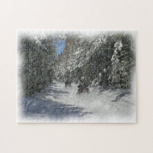 Puzzle El Sledding de Maine