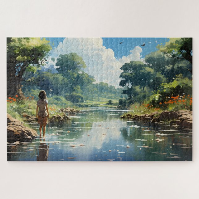 Puzzle El sueño del día sobre el mundo más allá (Horizontal)