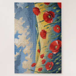 Puzzle El susurro del viento en las amapolas