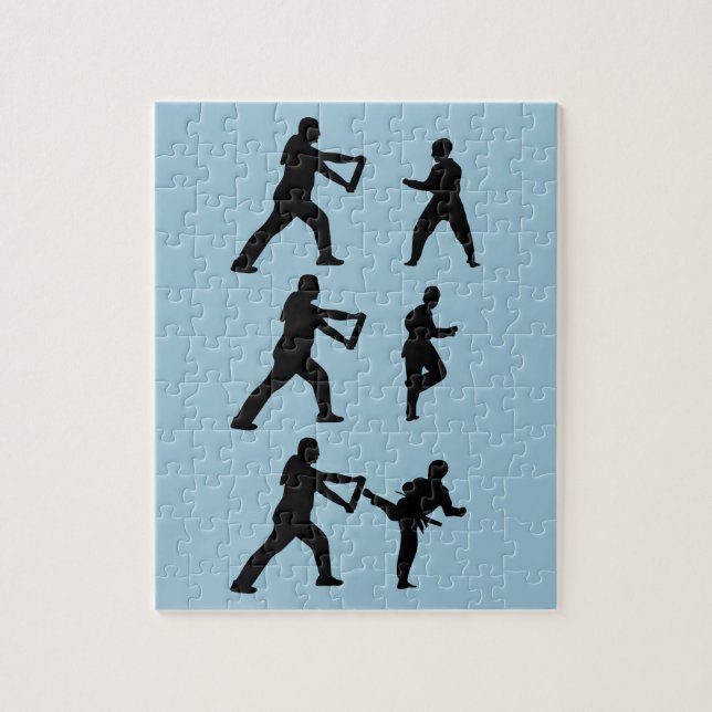 Puzzle el Taekwondo (Vertical)