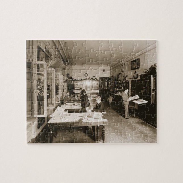 Puzzle El taller de Faberge (foto de b/w) (Horizontal)