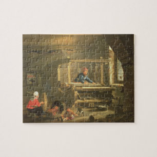 Puzzle El taller de un tejedor, 1656 (aceite en lona)