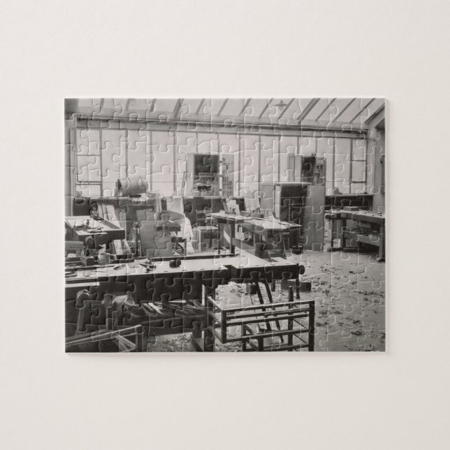 Puzzle El taller del carpintero, de los talleres del th (Horizontal)