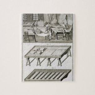 Puzzle El taller y las herramientas de un fabricante del