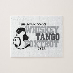 Puzzle El tango del whisky Foxtrot - humor de la aviació