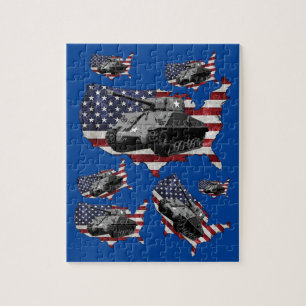 Puzzle El tanque de M4 Sherman