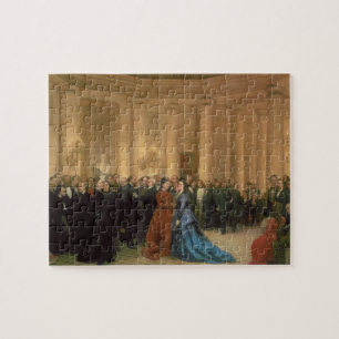 Puzzle El teatro de Odeon, París, 1869 (aceite en lona)