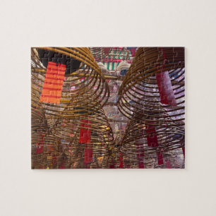 Puzzle El templo budista Man Mo de Hong Kong