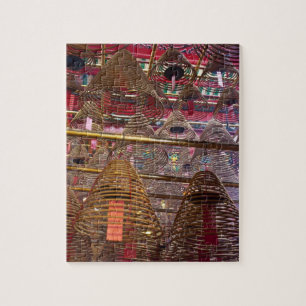 Puzzle El templo budista Man Mo de Hong Kong