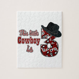 Puzzle El tercer cumpleaños de Little Cowboy
