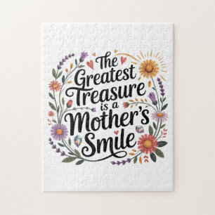 Puzzle El Tesoro Más Grande Es La Sonrisa De Una Madre