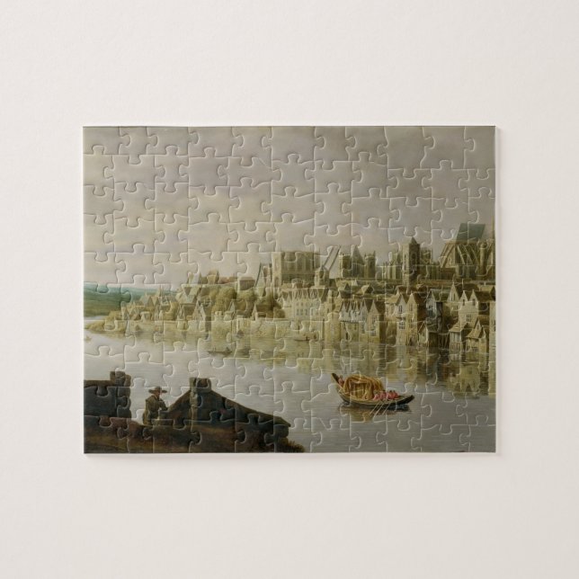 Puzzle El Thames en las escaleras de Westminster, c.1630 (Horizontal)
