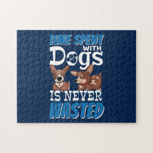 Puzzle El tiempo que pasa con los perros nunca se pierde