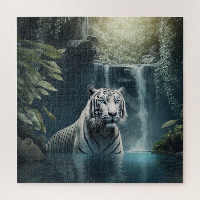 Puzzle El tigre blanco (Vertical)
