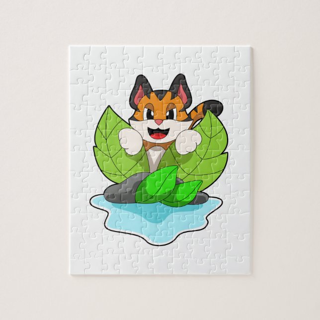 Puzzle El tigre en la caza (Vertical)