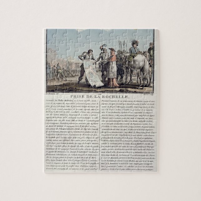 Puzzle El tomar de La Rochelle de los Protestants, 16 (Vertical)