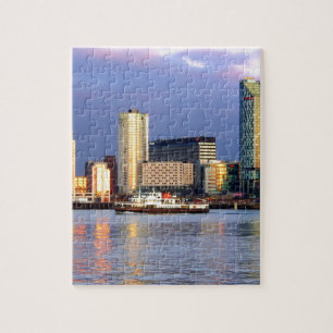 Puzzle El transbordador de Mersey y la costa de Liverpool