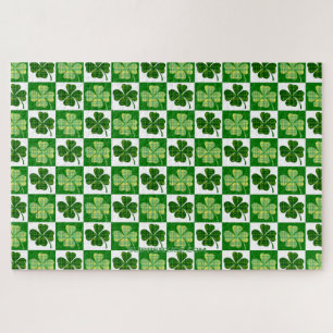 Puzzle El trébol verde de cuatro hojas de SlipperyJoe Sai