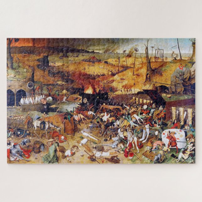 Puzzle El triunfo de la muerte, Pieter Bruegel (Horizontal)