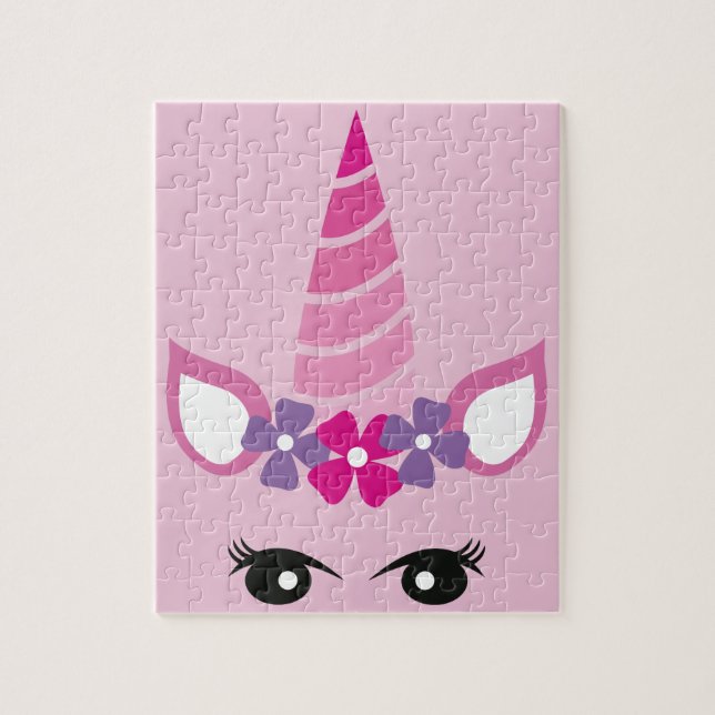 Puzzle El Unicornio Rosa (Vertical)