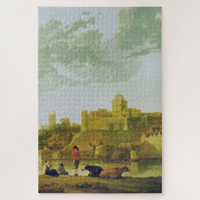Puzzle El Valkhof en Nijmegen de Aelbert Cuyp (Vertical)