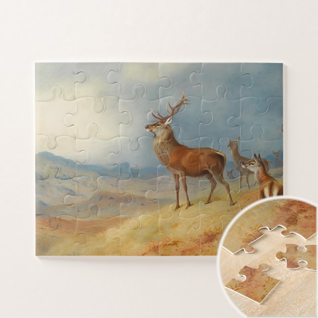 Puzzle El Venado Rojo En Un Paisaje De La Altiplano, El A (Subido por el creador)