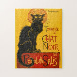 Puzzle El viejo gato negro Art Nouveau Chat Noir Steinlen<br><div class="desc">Théophile Alexandre Steinlen Le Chat Noir Le Chat Noir era un establecimiento de entretenimiento del siglo XIX, en el bohemio distrito de Montmartre en París. El ilustracion Art Nouveau poster de Théophile Steinlen de 1896 es un anuncio publicitario de un recorrido a otras ciudades del grupo de artistas de cabaré...</div>