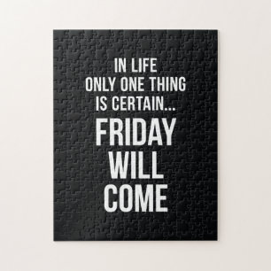 Puzzle El viernes vendrá cómico presupuesto de trabajo 