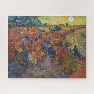 Puzzle El Viñedo Rojo   Vincent van Gogh  