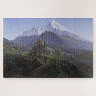 Puzzle El Watzmann: Una majestuosa vista de las montañas 