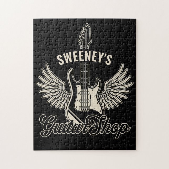 Puzzle Electric Ax Wings AGD NOMBRE Guitarista Tienda de  (Vertical)