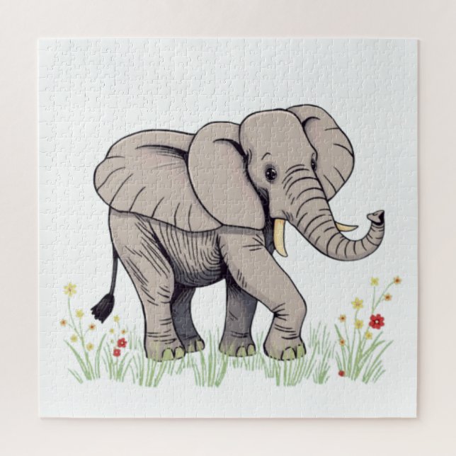 Puzzle Elefante (Vertical)