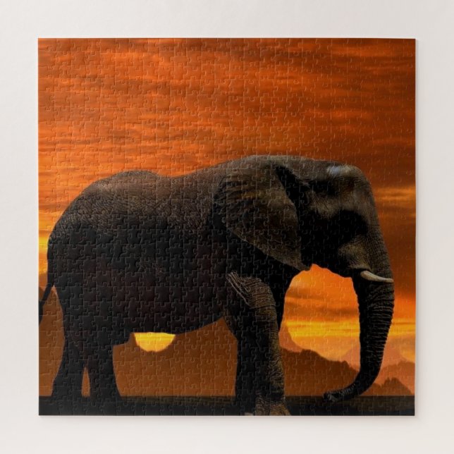 Puzzle Elefante (Vertical)