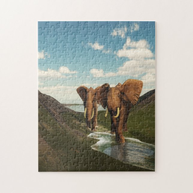 Puzzle Elefante (Vertical)