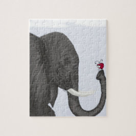 Puzzle Elefante Adorable y Ladybug Cuaderno