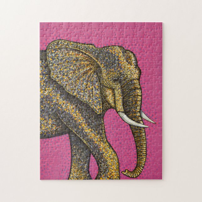 Puzzle Elefante africano (Vertical)