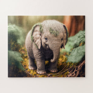 Puzzle Elefante bebé