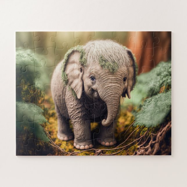 Puzzle Elefante bebé (Horizontal)