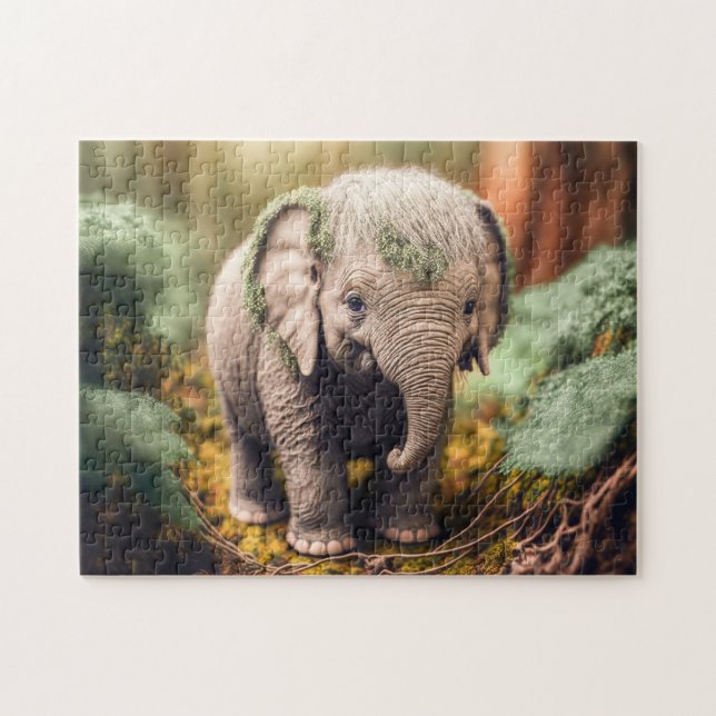 Puzzle Elefante bebé (Horizontal)