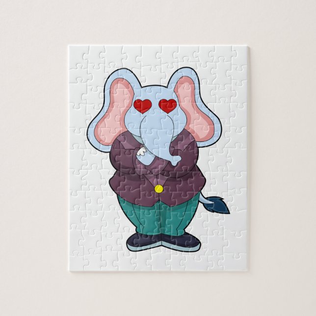 Puzzle Elefante como novio con traje.PNG (Vertical)