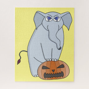 Puzzle Elefante de calabaza