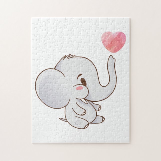 Puzzle Elefante de la cuna (Vertical)