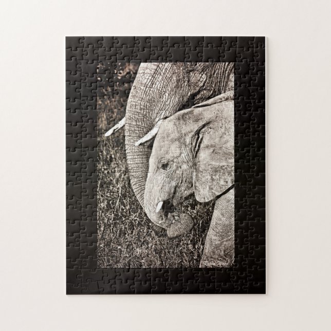 Puzzle Elefante del bebé (Vertical)