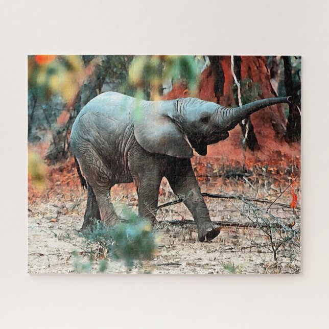 Puzzle Elefante del bebé (Horizontal)